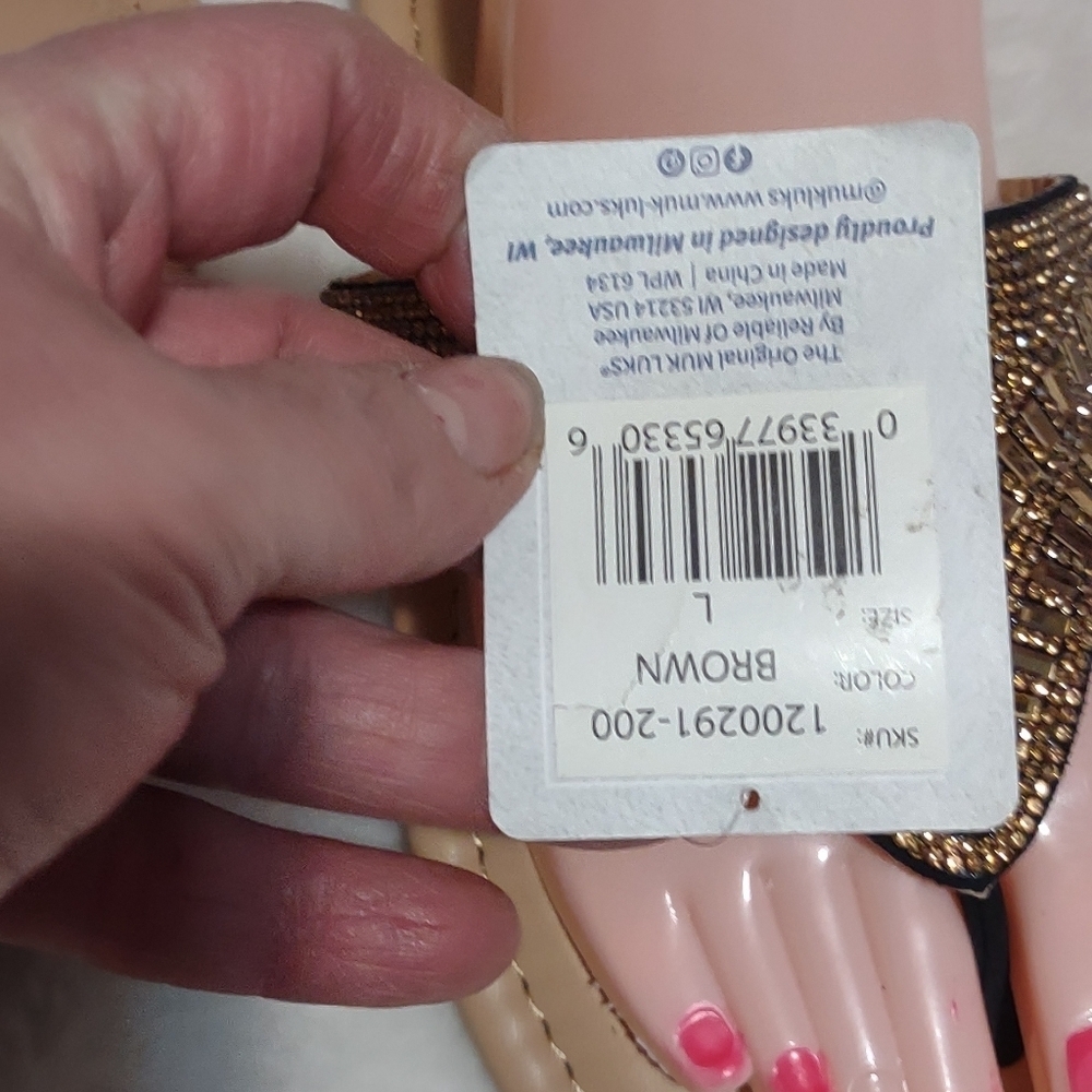 New condition sandal shoes for women size 9/10 - Picture 5 of 6